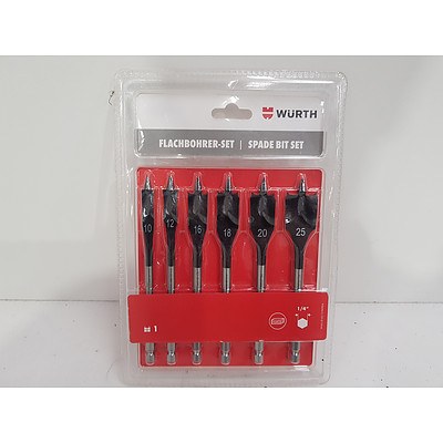 Wurth Spade Bit Set