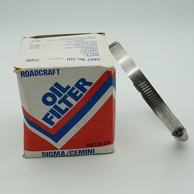 Roadcraft Oil Filter Sigma/Gemini Part No 310