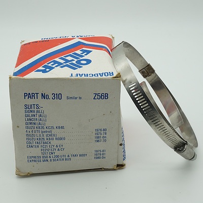 Roadcraft Oil Filter Sigma/Gemini Part No 310