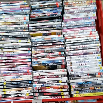 Assorted DVDs - Lot of Approx 110