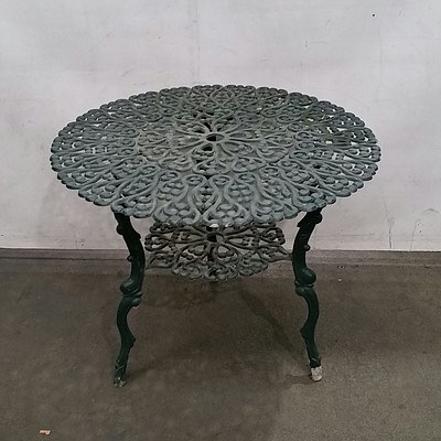 Painted Cast Metal Outdoor Table, Nesting Tables and More