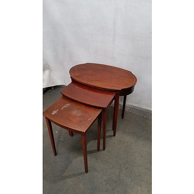 Painted Cast Metal Outdoor Table, Nesting Tables and More