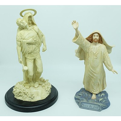 Two Religious Statues