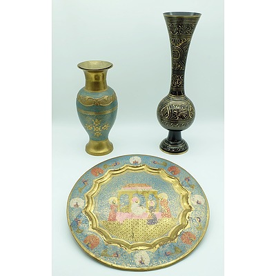 Collection of Brassware and Silverware