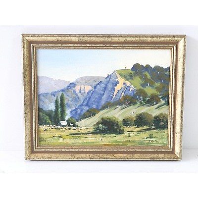 Jocelyne Godber (Untitled) Landscape Oil on Board