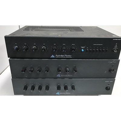 Australian Monitor Power Amplifiers - Lot of 3