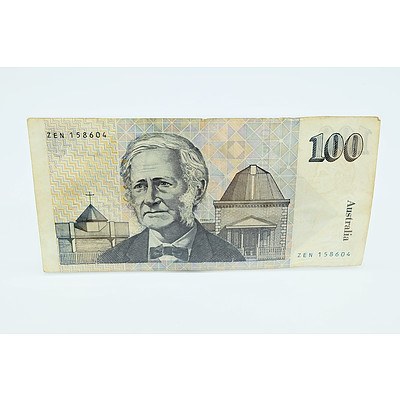 1985 Australian Grey Nurse $100 Note