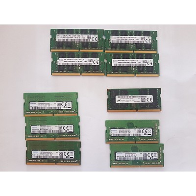 Lenovo Yoga S260 Assorted Brands 8GB RAM Cards - Lot of 10 RRP $600+