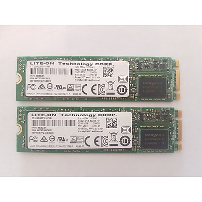 HP Spectre X360 G2 LITE-ON Tech 256GB SSD - Lot of 2 RRP $900+