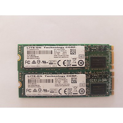 HP Spectre X360 G2 LITE-ON Tech 256GB SSD - Lot of 2 RRP $900+