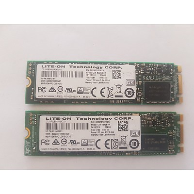 HP Spectre X360 G2 LITE-ON Tech 256GB/128GB SSD - Lot of 2 RRP $900+