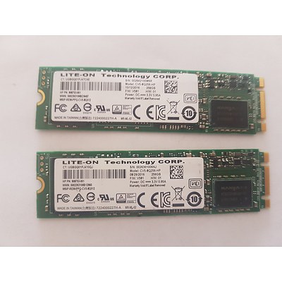 HP Spectre X360 G2 LITE-ON Tech 256GB SSD - Lot of 2 RRP $900+