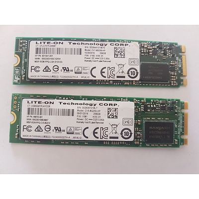 HP Spectre X360 G2 LITE-ON Tech 256GB SSD - Lot of 2 RRP $900+