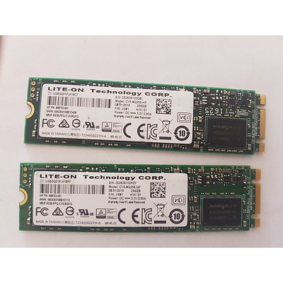 HP Spectre X360 G2 LITE-ON Tech 256GB SSD - Lot of 2 RRP $900+