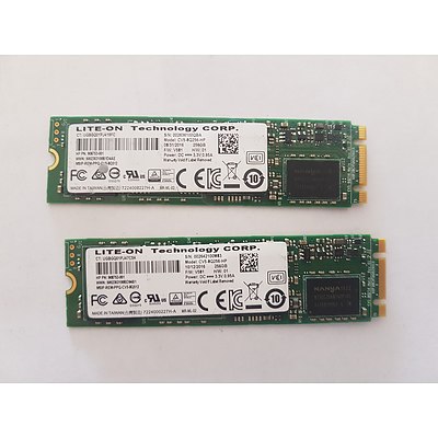 HP Spectre X360 G2 LITE-ON Tech 256GB SSD - Lot of 2 RRP $900+