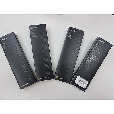 Microsoft Surface Pro Pen Brand New - Lot of 4 RRP $400+