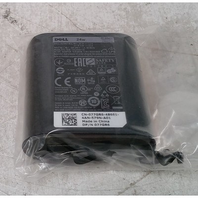 Dell (DA24NM130) 24w AC Adapter - Lot of 7 *Brand New