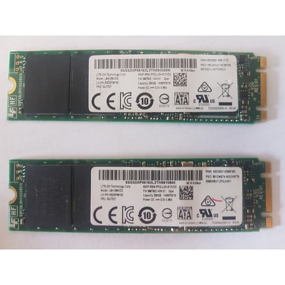 Lenovo Yoga 11E G3/G4/S260 LITE-ON Tech 256GB SSD - Lot of 2 RRP $600+