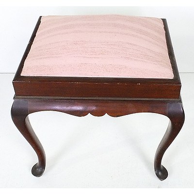 Vintage Maple Piano Stool