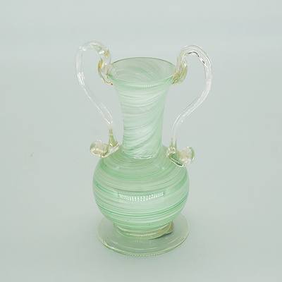 Murano Swirled Glass Ewer