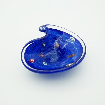 Murano Murrine Art Glass Dish