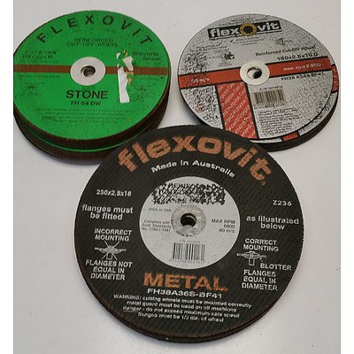 Flexovit Cutting Discs - Lot of 34