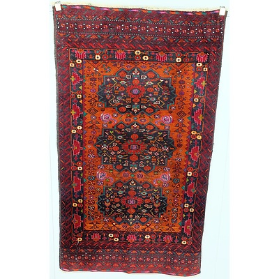 Persian Hand Knotted Wool Pile Rug