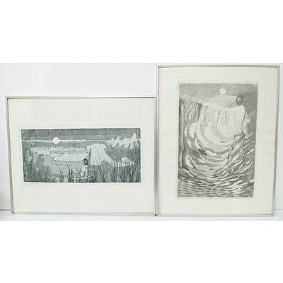 Two D.Delessert Limited Edition Etchings