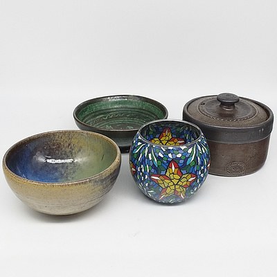 Collection of Stoneware and Pottery Including Bendigo Stoneware