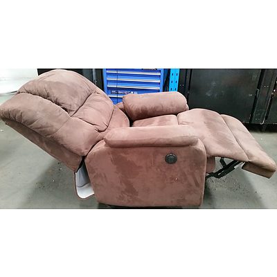 Electric Recliner Armchairs - Lot of Two