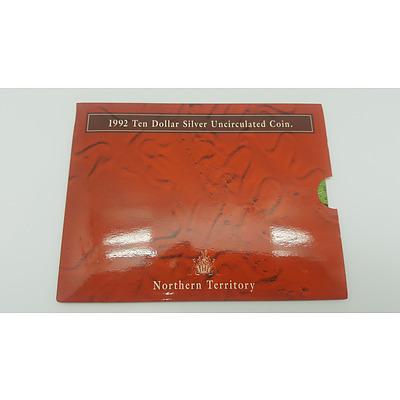 Uncirculated 1991 $10 Sterling Silver Coin - Tasmania