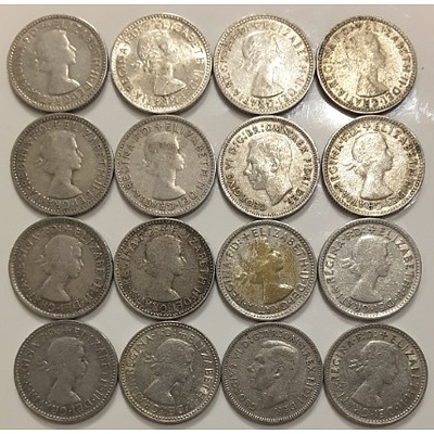 Australian Pre-Decimal Silver Coins
