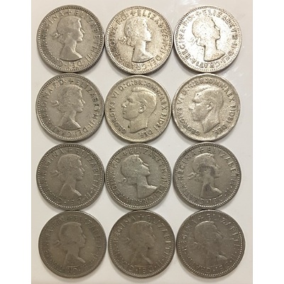 Australian Pre-Decimal Silver Coins