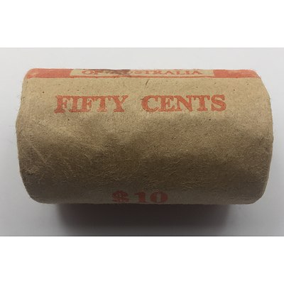 Mint Roll of 1981 Charles & Diana Royal Wedding Fifty Cent Coins