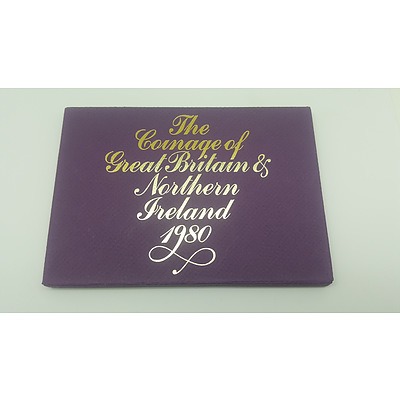 1980 Proof Coin Set of the Coinage of Great Britain and Northern Ireland