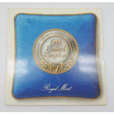 1988 Brilliant Uncirculated Coin Collection of the United Kingdom