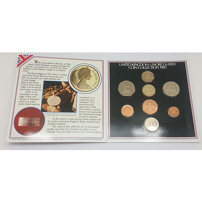 1983 Uncirculated Coin Collection of the United Kingdom