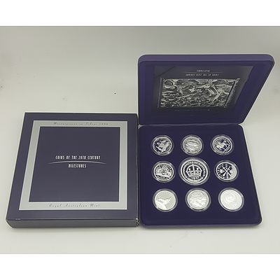 1998 Masterpieces in Silver Coin Collection -Coins of the 20th Century Milestones Collection