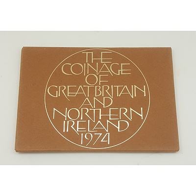 1974 Proof Coin Set of the Coinage of Great Britain and Northern Ireland
