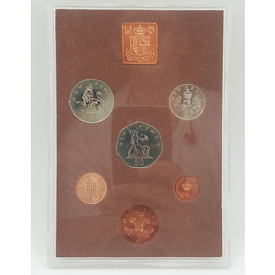 1974 Proof Coin Set of the Coinage of Great Britain and Northern Ireland