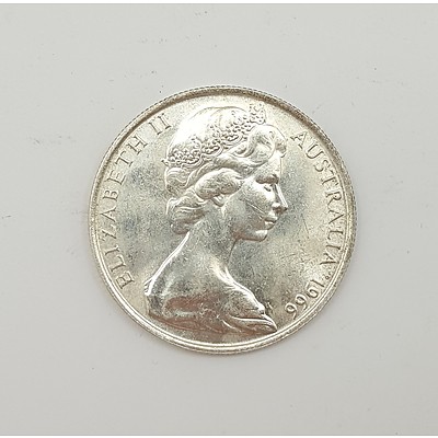 1966 Australian Round Fifty Cent Piece