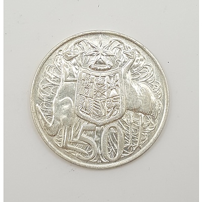 1966 Australian Round Fifty Cent Piece