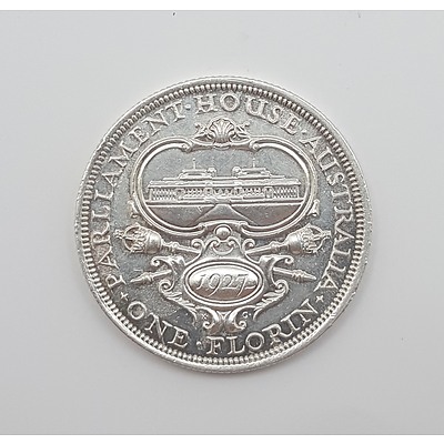 1927 Australian Florin - Parliament House Commemorative