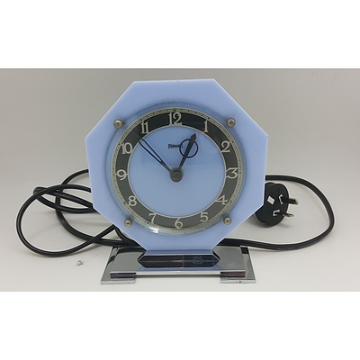 Art Deco Ferranti Electric Bedside Clock