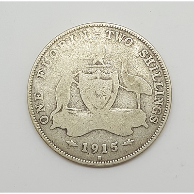 Key Date 1915H Australian Florin