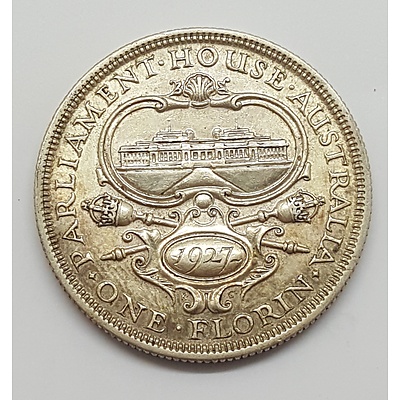 1927 Parliament House Commemorative Florin