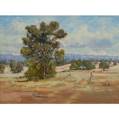 WEBB, Ian (b.1943), The Front Gate Oil on Board