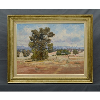 WEBB, Ian (b.1943), The Front Gate Oil on Board