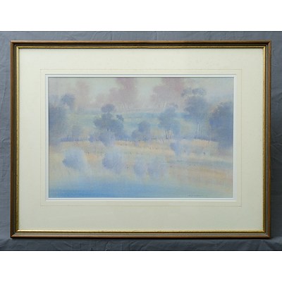 STRATTON, Brian (b.1936): 'Bringelly.' Watercolour