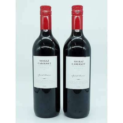 2 Bottles of South Eastern Australia 042 Special Reserve Shiraz Cabernet 750ml